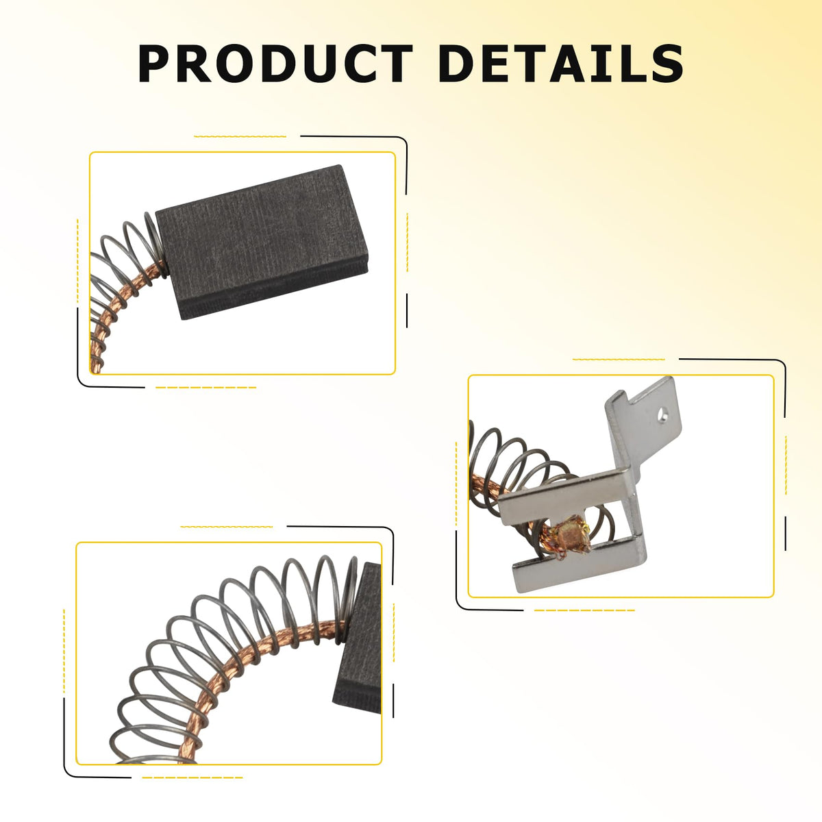 080015001641 Carbon Brushes Fit for RTS10 RTS10G RTS21 RTS22 Ryobi Brush