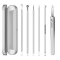 Blackhead Remover Pimple Popper Tool Kit 6 Pcs Blackhead Remover Tools Kit with Storage Case Pimple Popper Tool kit
