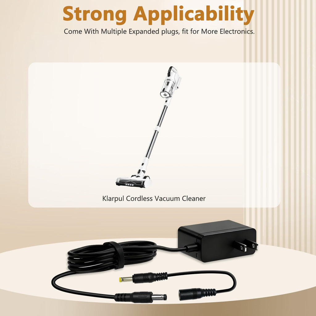 Charger for Klarpul Cordless Vacuum Cleaner