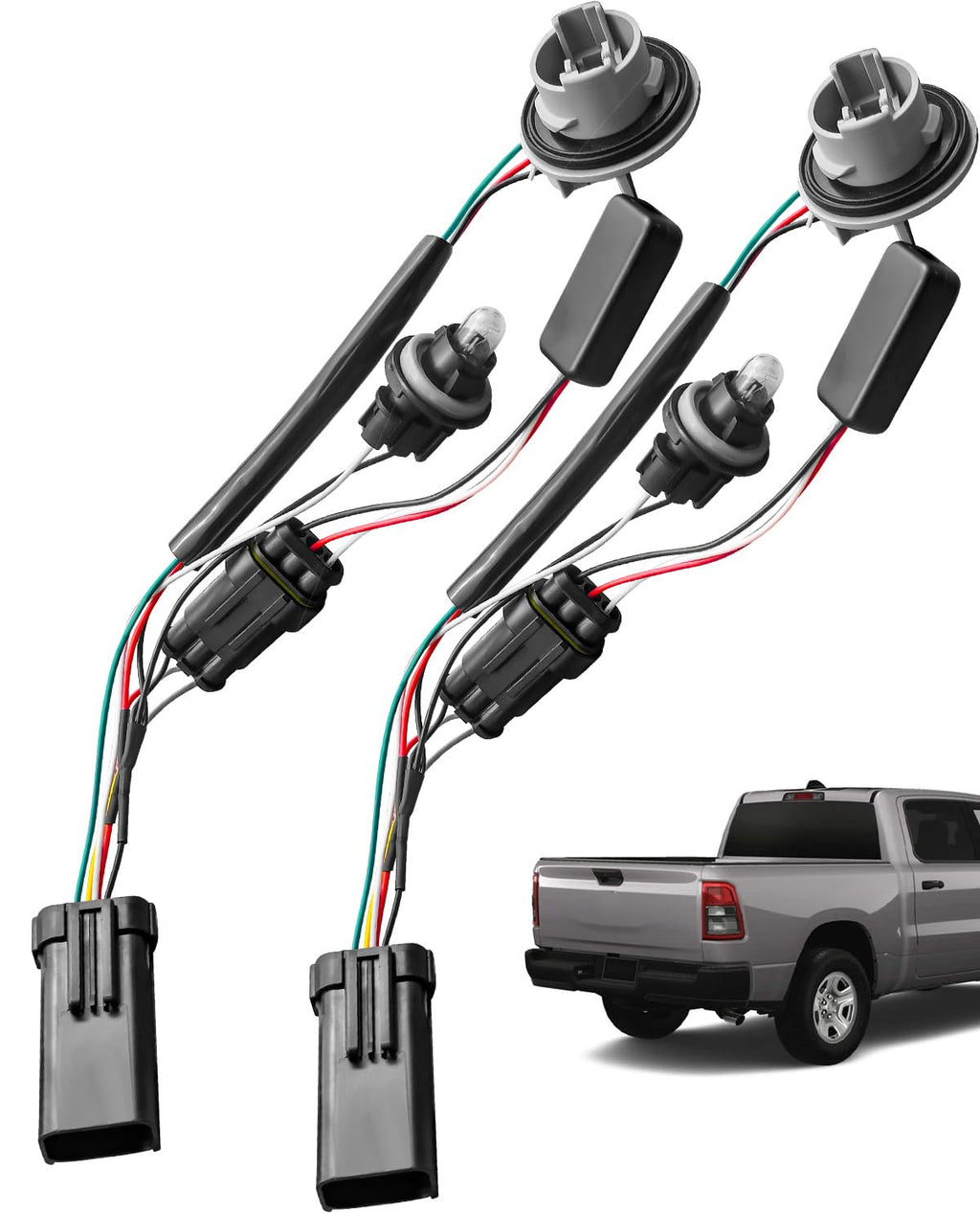 640011 Tail Light Converter Harness Fit for Dodge Ram 1500 2500 2013-2018