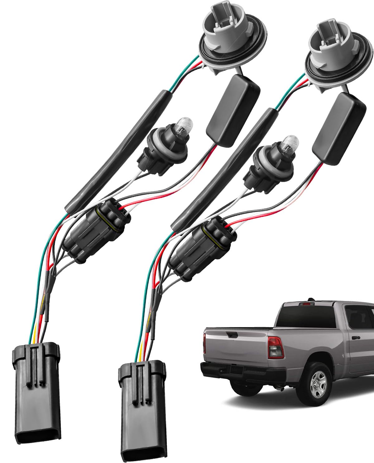 640011 Tail Light Converter Harness Fit for Dodge Ram 1500 2500 2013-2018