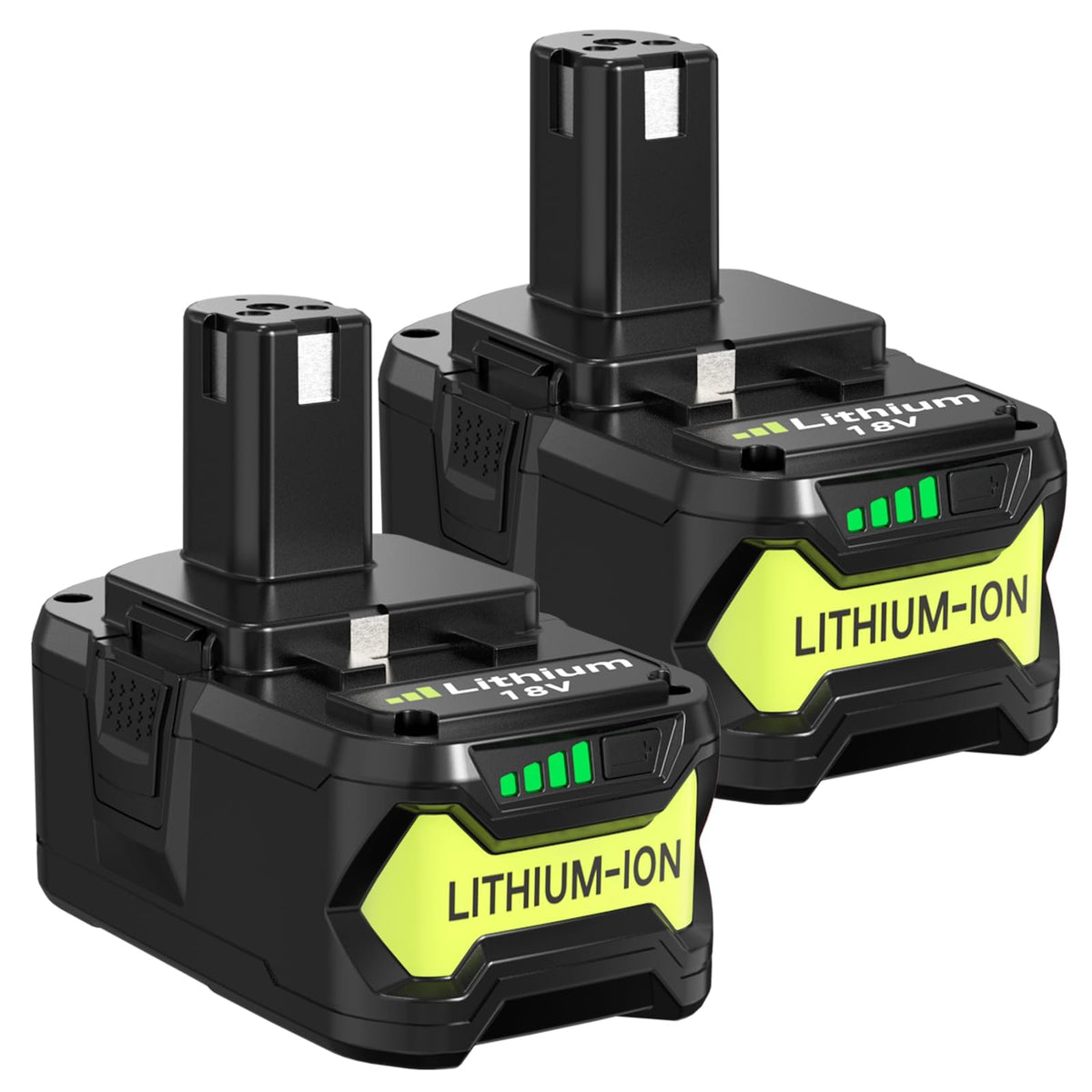 2PACK 8.0Ah Battery Replacement for Ryobi 18V Battery