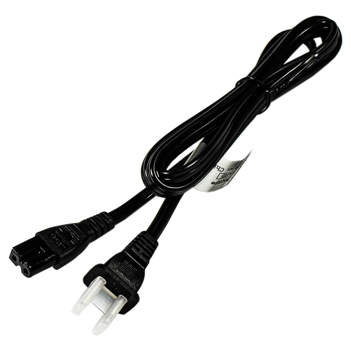 HQRP AC Power Cord Compatible with Hitachi L26D204 L26D205 L32A104 LE55U516 LED LCD HDTV Smart TV Mains Cable, Black