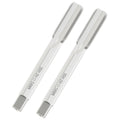 FOCMKEAS 2 PCS Metric Machine Tap, HSS 6542 Screw Tap H2, 3 Straight Flutes Thread Hole Repair Tools, Screw Milling Threading Machinist Repair (M8 x 1)