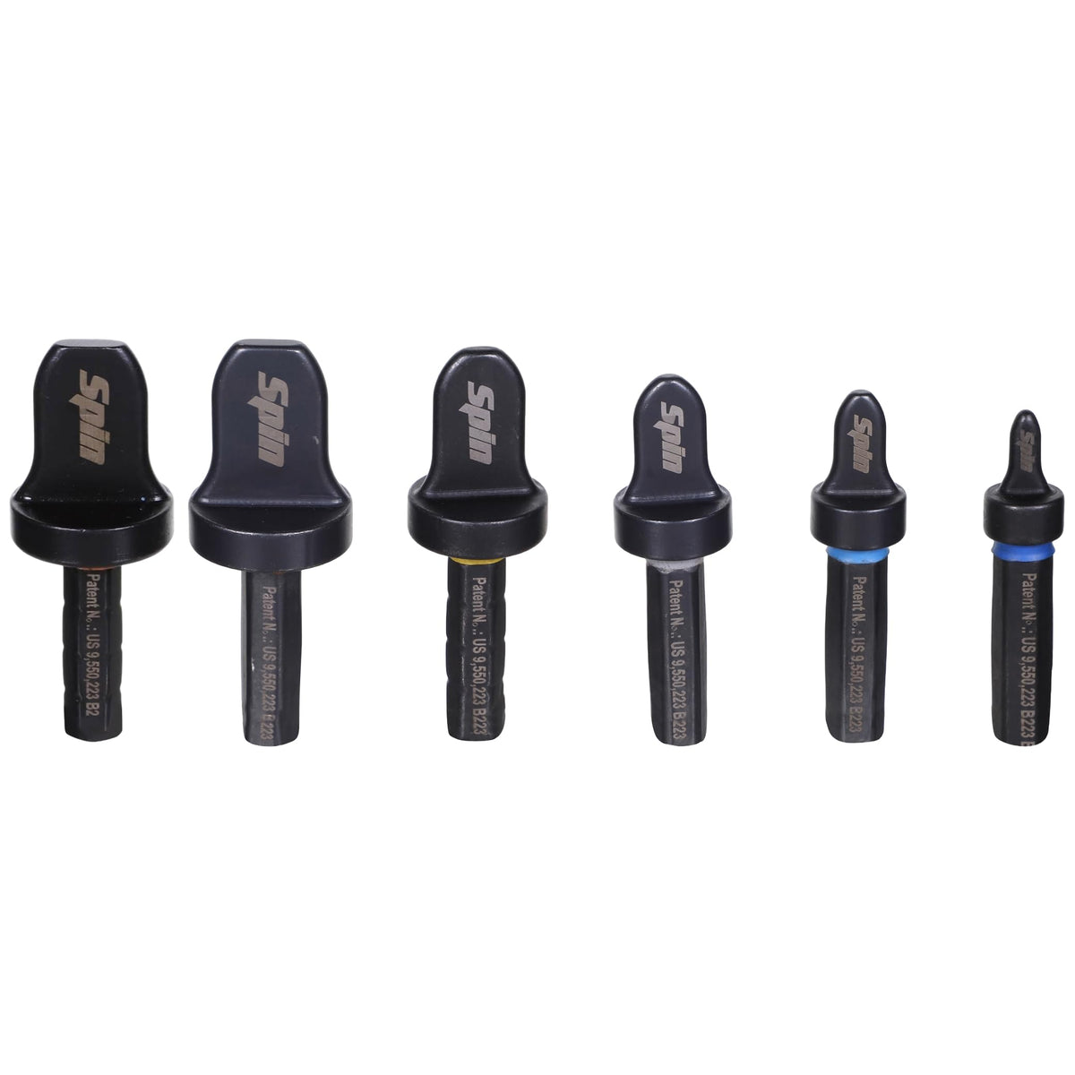 SPIN F6000 6-Piece Drill Bit Flaring Set 1/4, 3/8, 1/2, 5/8, 3/4, 7/8-Inch