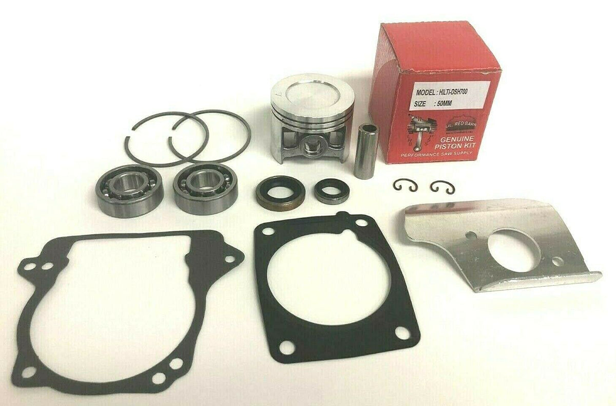 Lil Red Barn Piston Kit for Hilti DSH700 DSH700X Gaskets Bearings Seals