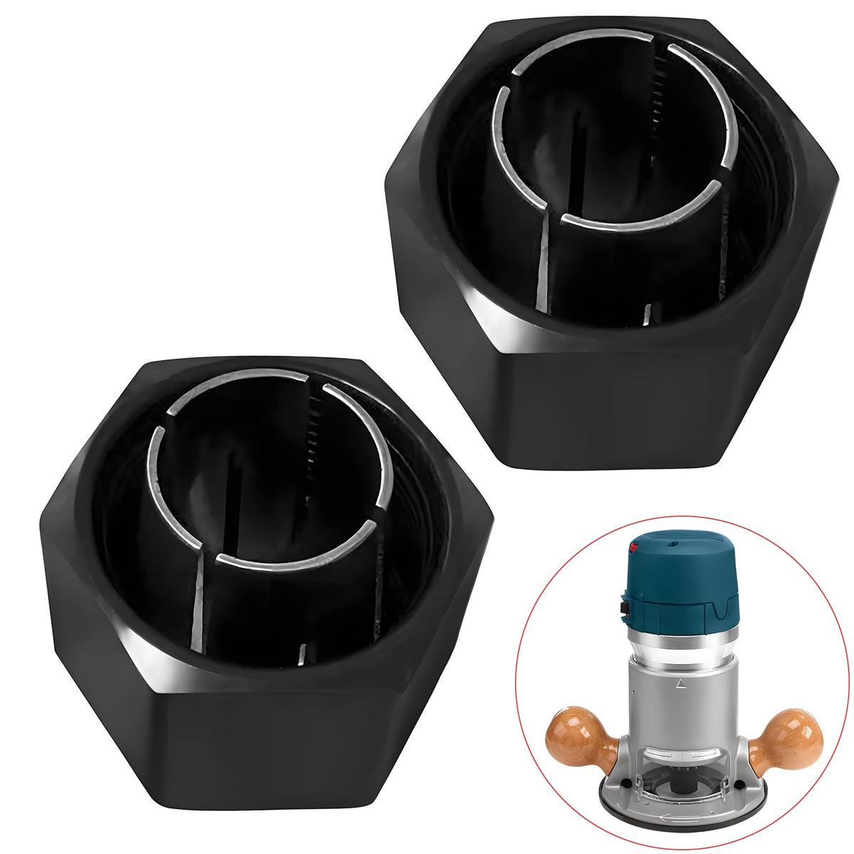 Yutacorex RC050DW 1/2" Router Collet Replacement for Bosch 1617, 1617EVS, 1618, 1618EVS, 1613, 1613EVS Router Part No. 326286-03,2610906284, 323-421 RC050DW