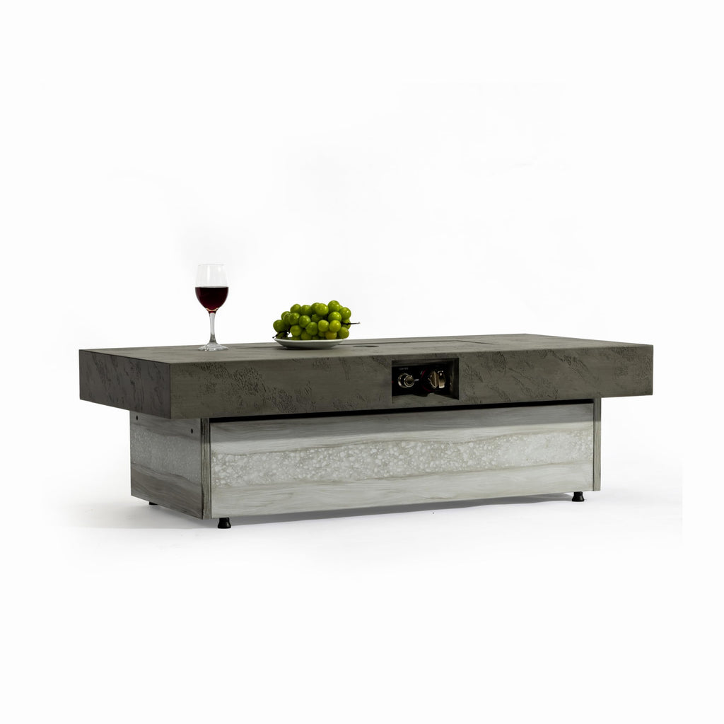 Outdoor Fire Pit Table Propane Gas Fire pits Outdoor Fireplaces 48'' Rectangular Firepit Table, 50,000 BTU Fire Table