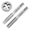 Aceteel M8X1.25 Hand Tap and Round Die Set Right Hand