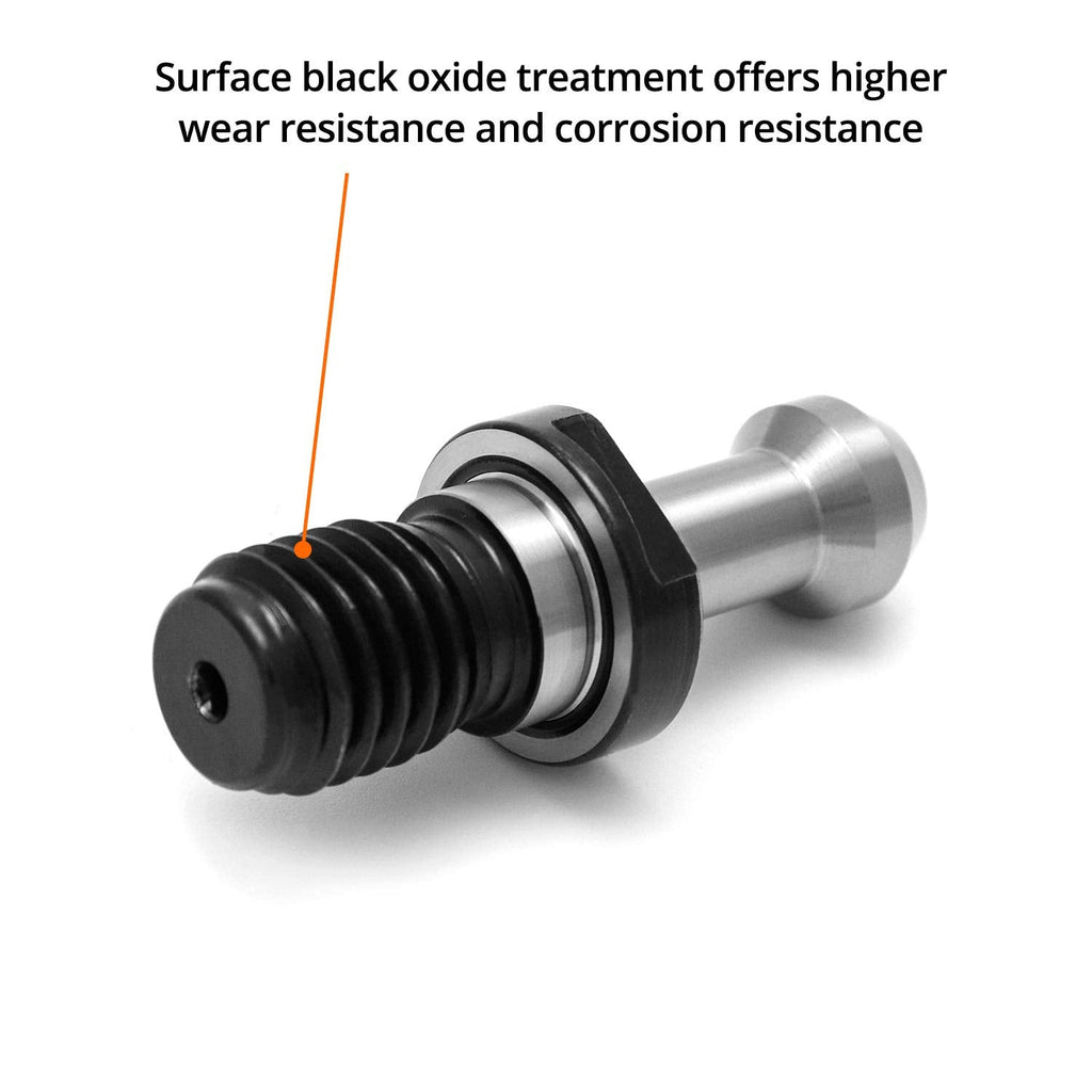 QWORK 10Pcs CAT40 45°Pull Stud Retention Knob for HAAS CAT 40 CNC Tool Holder Replace# 202-5925