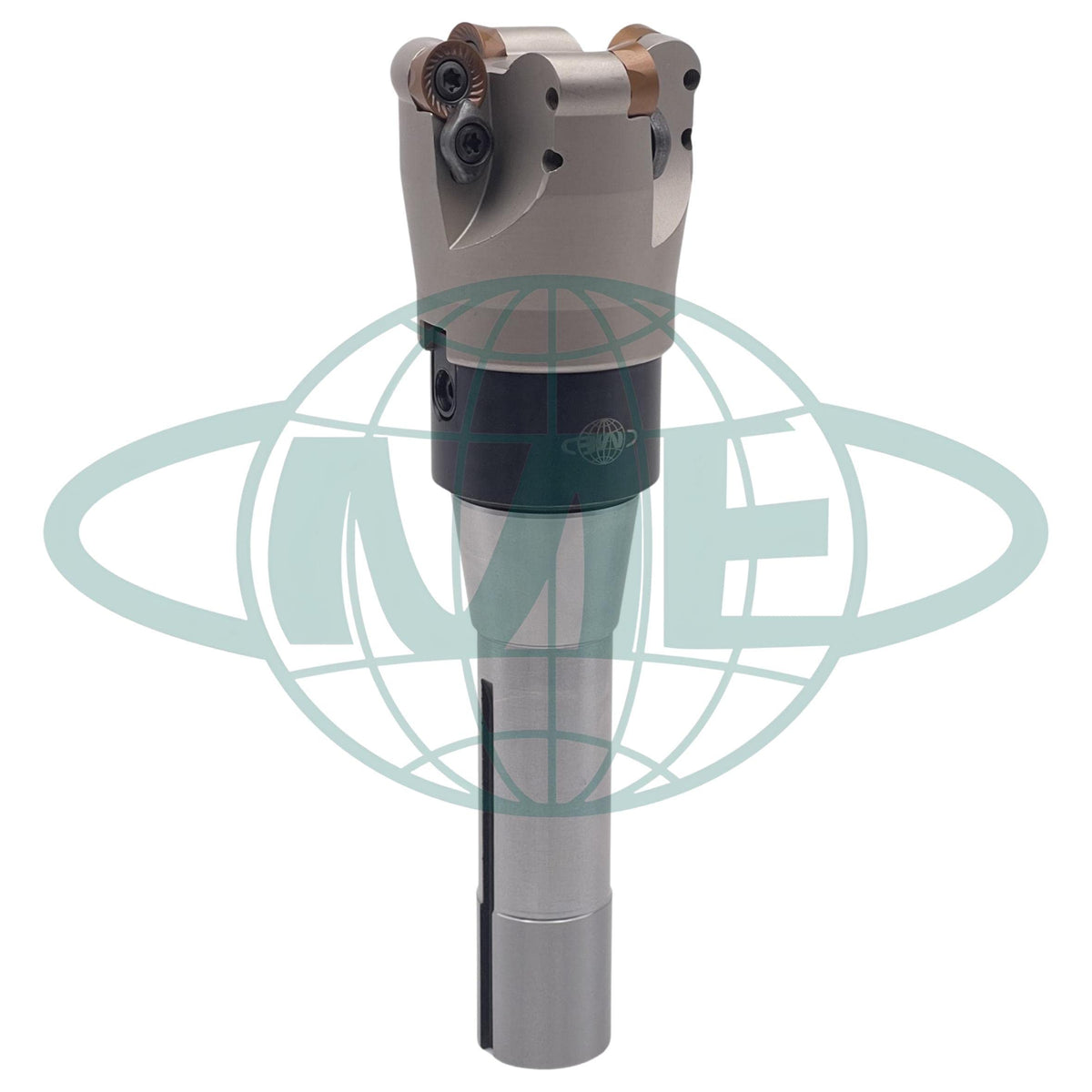 CME 2" 90° Indexable Face Mill w/ R8 Arbor, RCKT1204 Inserts Included, 4 Flutes