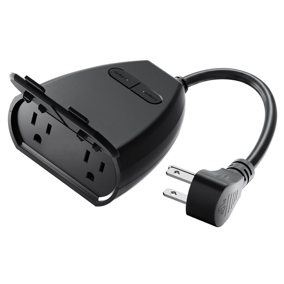 Matter Outdoor Smart Plug, Compatible with Alexa