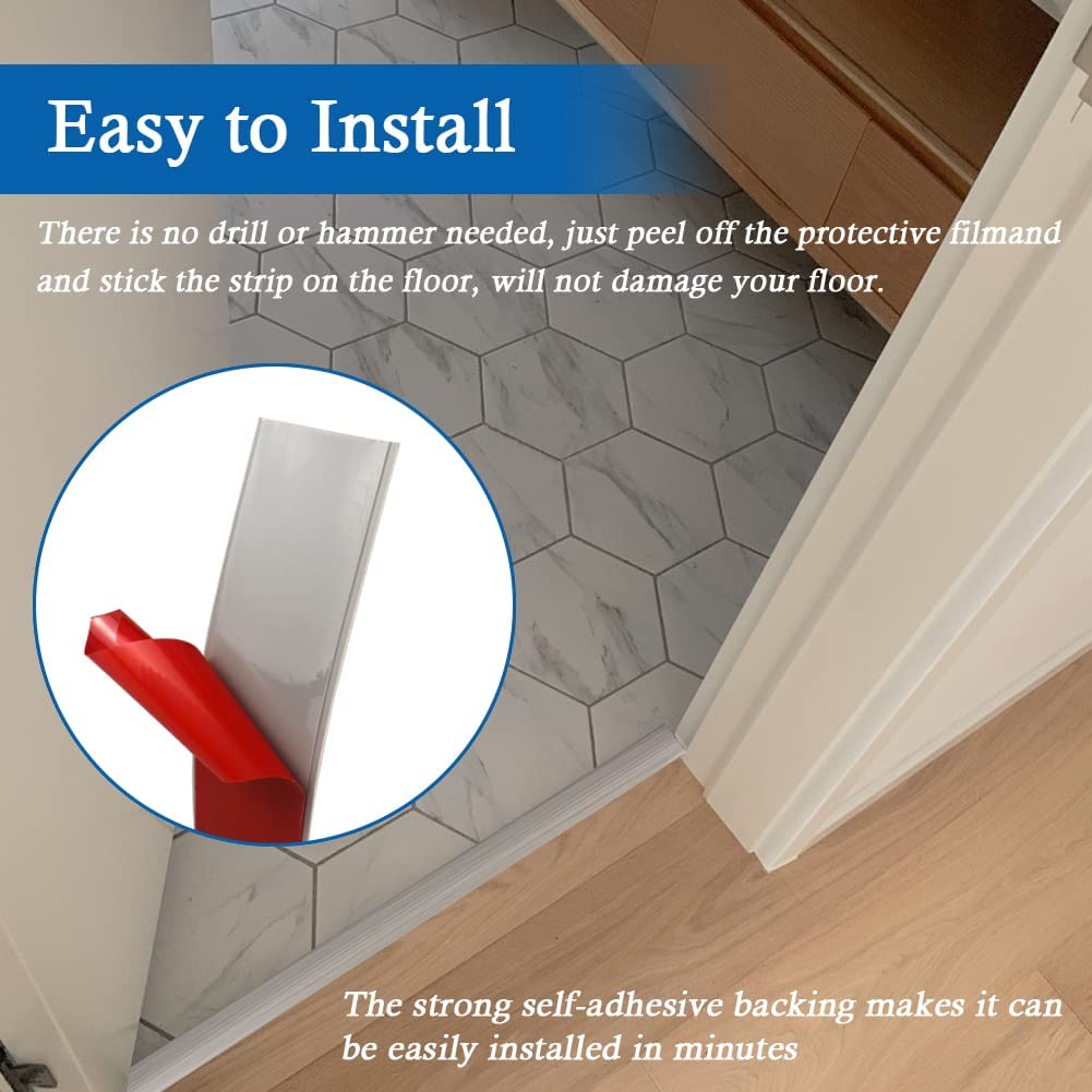 Vinyl Floor Transition Strip Self Adhesive Threshold Strip 3" W