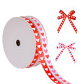 Valentines Day Ribbon Set, 3/8 in 2 Roll 20 Yd