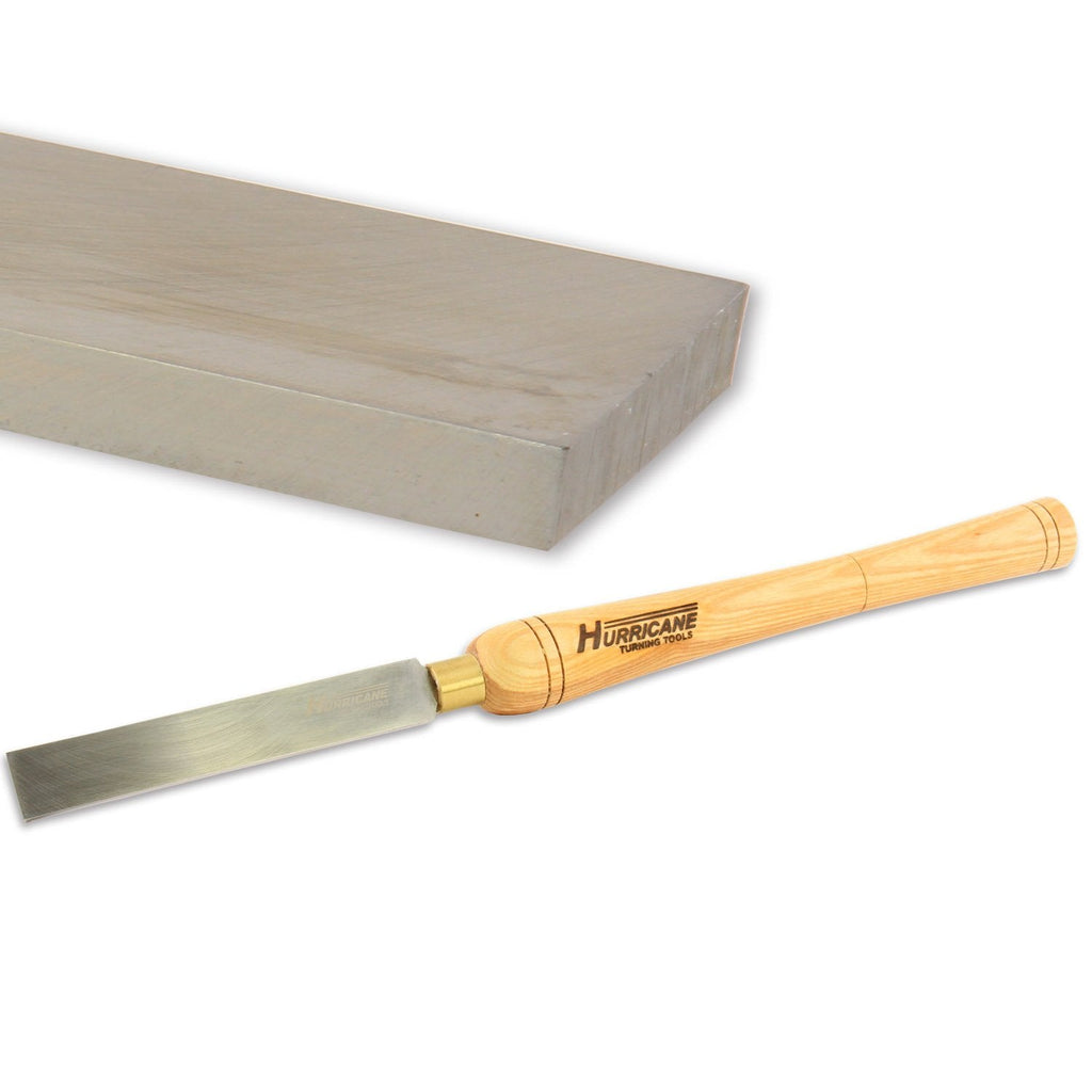 Hurricane Turning Tools, HTT-118, Standard Series, 1" Square Scraper for Woodturning