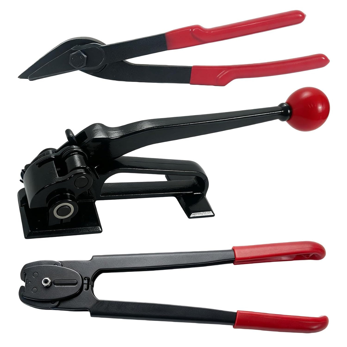 Banding Strapping Tool Kit 3in1 HD Steel 3/8"-3/4" Metal Straps