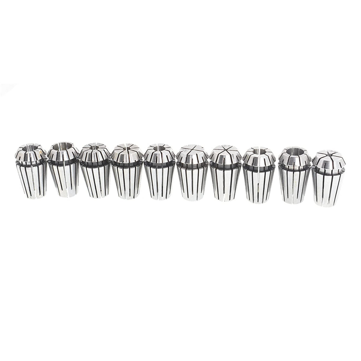 TINVHY 10PCS ER16 Collet Set 1-10mm CNC Super Precision Milling Tool