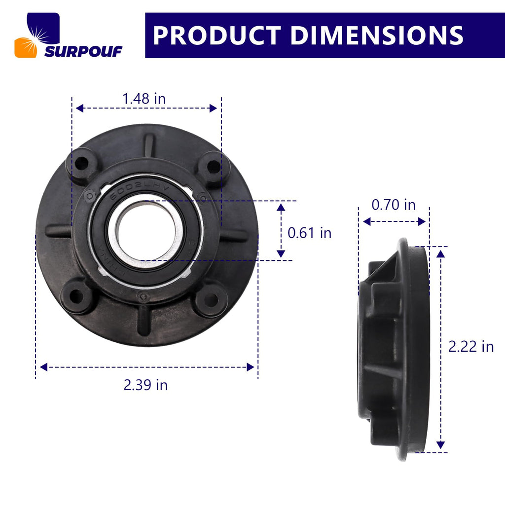 N329082 Sander Bearing Retainer Compatible with DWE6421 DWE6421K DCW210P1 DWE6423 DWE6423K DCW210 DCW6420 DWE642