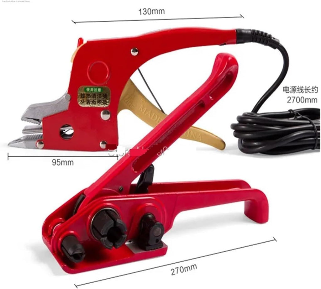 Strapping Machine 220V One Set Electric Strapping Welding Tool Heating Hand Manual Seal Strapper Banding Handy Straps
