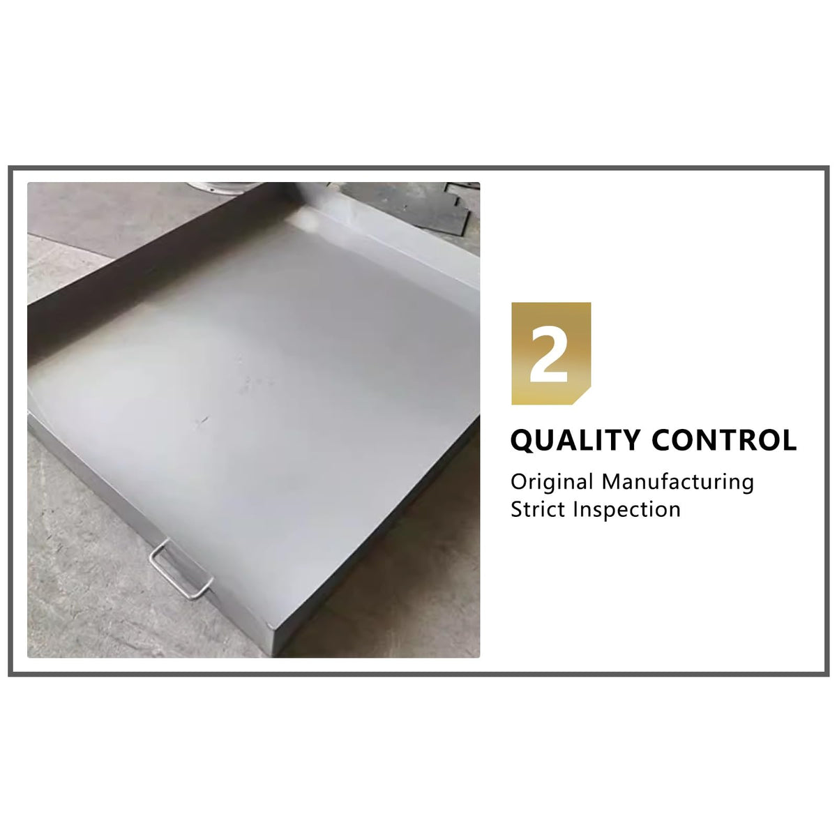 Heavy Duty 304 Stainless Steel Drip Pan Leak Proof Condensate Water Catcher with Drain Outlet Universal Design for HVAC AC Unit Washing Machine Kitchen Garage and Gardening use(20x8x0.8in)