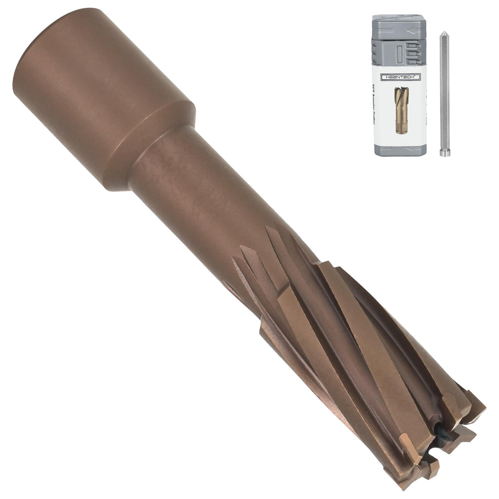 KEENTECH Carbide-Tipped Annular Cutter, 1-1/16" Diameter x 2" Depth