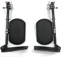 Karman Universal Elevating Legrest for Wheelchair, Black, INV Style