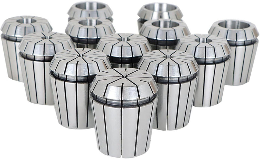 kimllier 12Pcs Carbon Steel ER40 Spring Collet Set 1/8-1-1/8 Inch