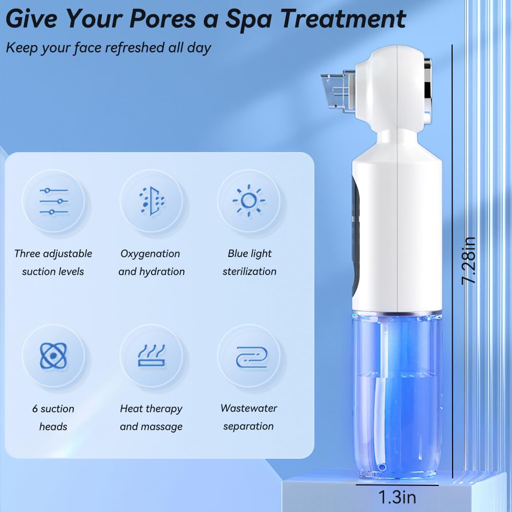 Blackhead RBlackhead Remover Vacuumemover Vacuum, Pore Cleaner Suction Tool for Face
