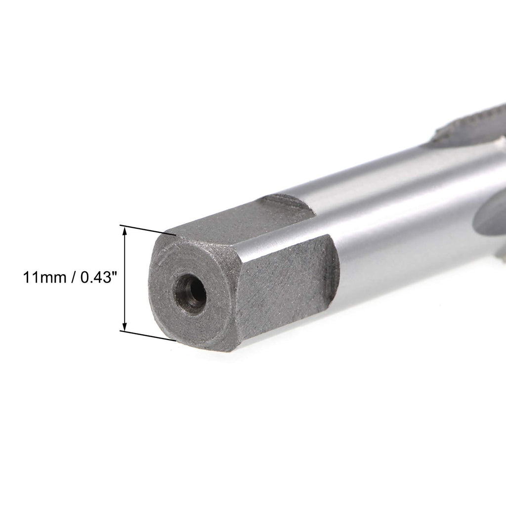uxcell G3/8-19 Pipe Thread Tap, Machine Threading Tap Right Hand, HSS Uncoated Straight Flute, H2 Tolerance