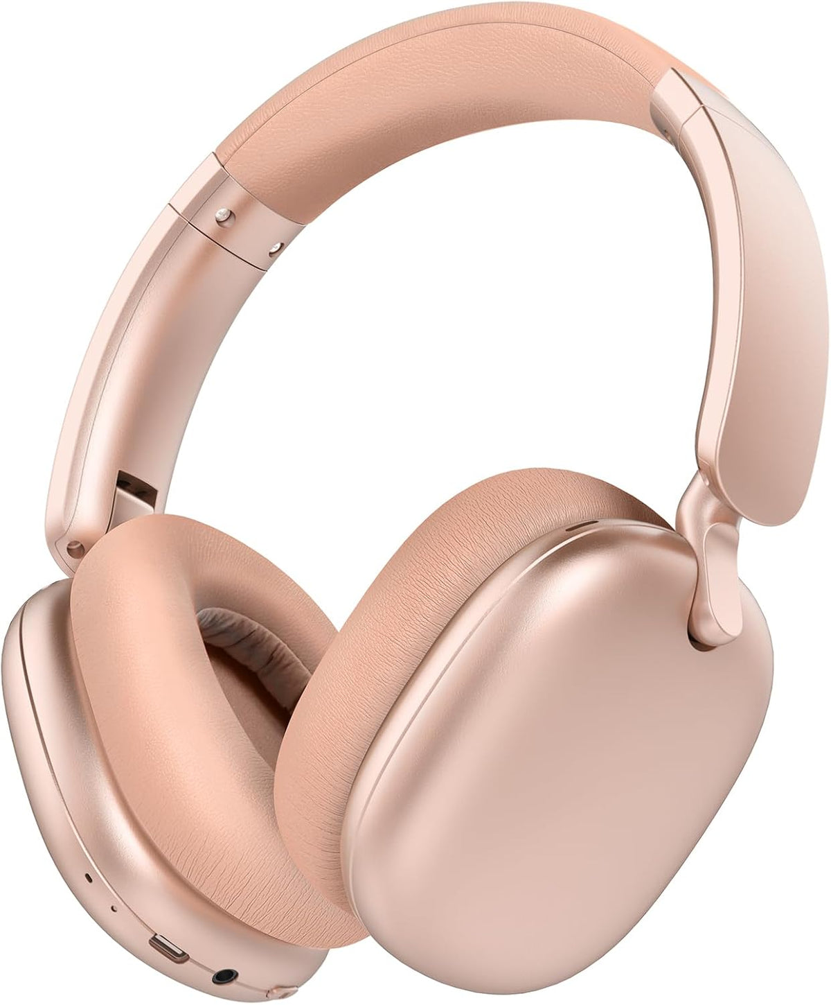 C6 Active Noise Cancelling Headphones, Wireless Over Ear Bluetooth Headphones, 60H Playtime, Lightweight Folding Deep