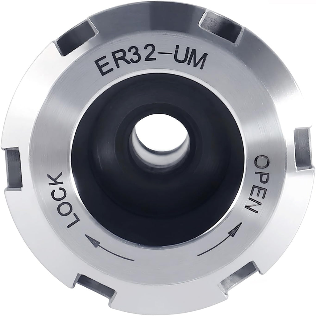 Accusize Industrial Tools Morse Taper MT3 Shank ER32 Collet Chuck, Max 8000 Rpm, 1/2"-13 Drawbar End, Max TIR 0.0002'' O.D to I.D. 0223-0236
