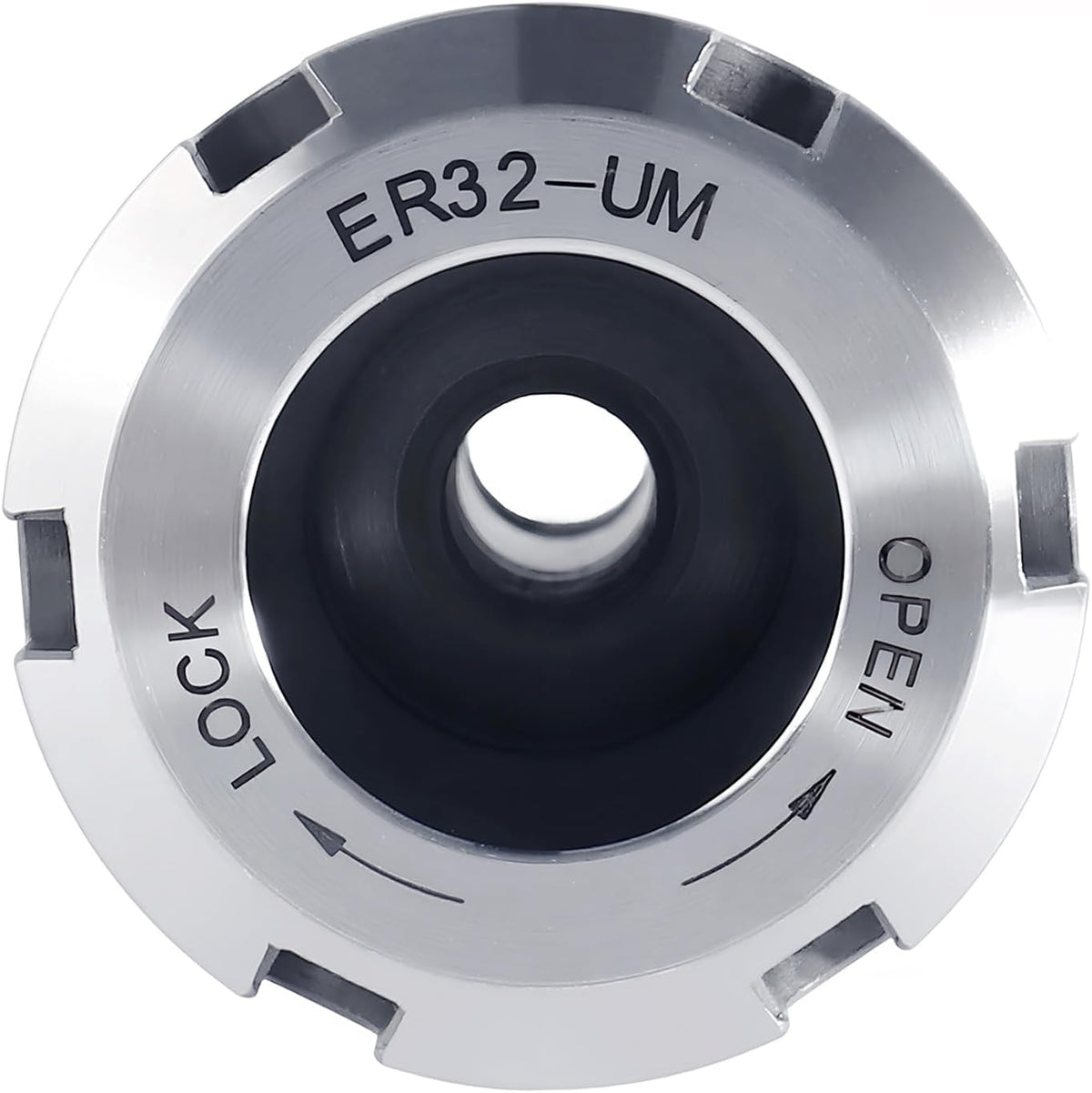 Accusize Industrial Tools Morse Taper MT3 Shank ER32 Collet Chuck, Max 8000 Rpm, 1/2"-13 Drawbar End, Max TIR 0.0002'' O.D to I.D. 0223-0236