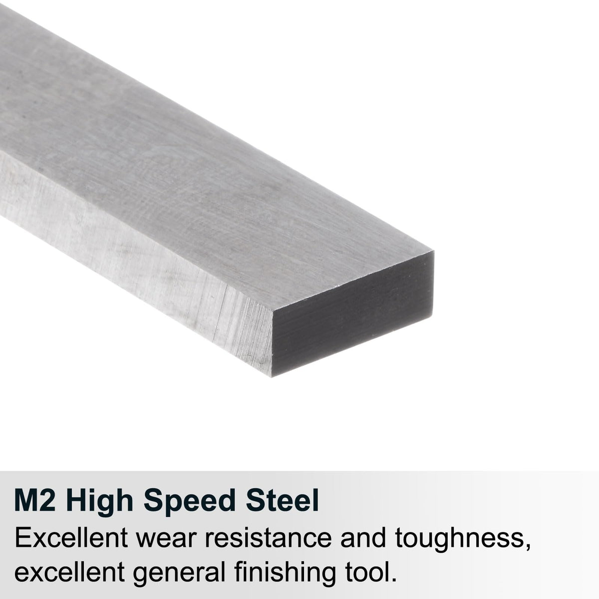 uxcell Square Lathe Tool Bit Blank 5mm x 12mm x 200mm (3/16" x 15/32" x 7-7/8") M2 HSS (High Speed Steel) Lathe Turning Tool Milling Blanks Rectangular Fly Cutter Mill Blank