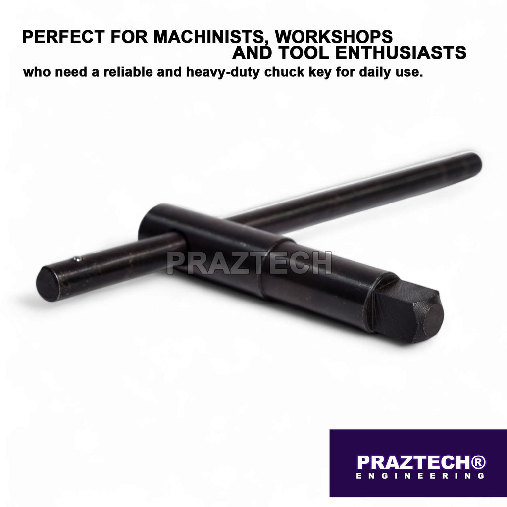 Lathe Chuck Key Square Headed Lathe Wrench, 1/2"