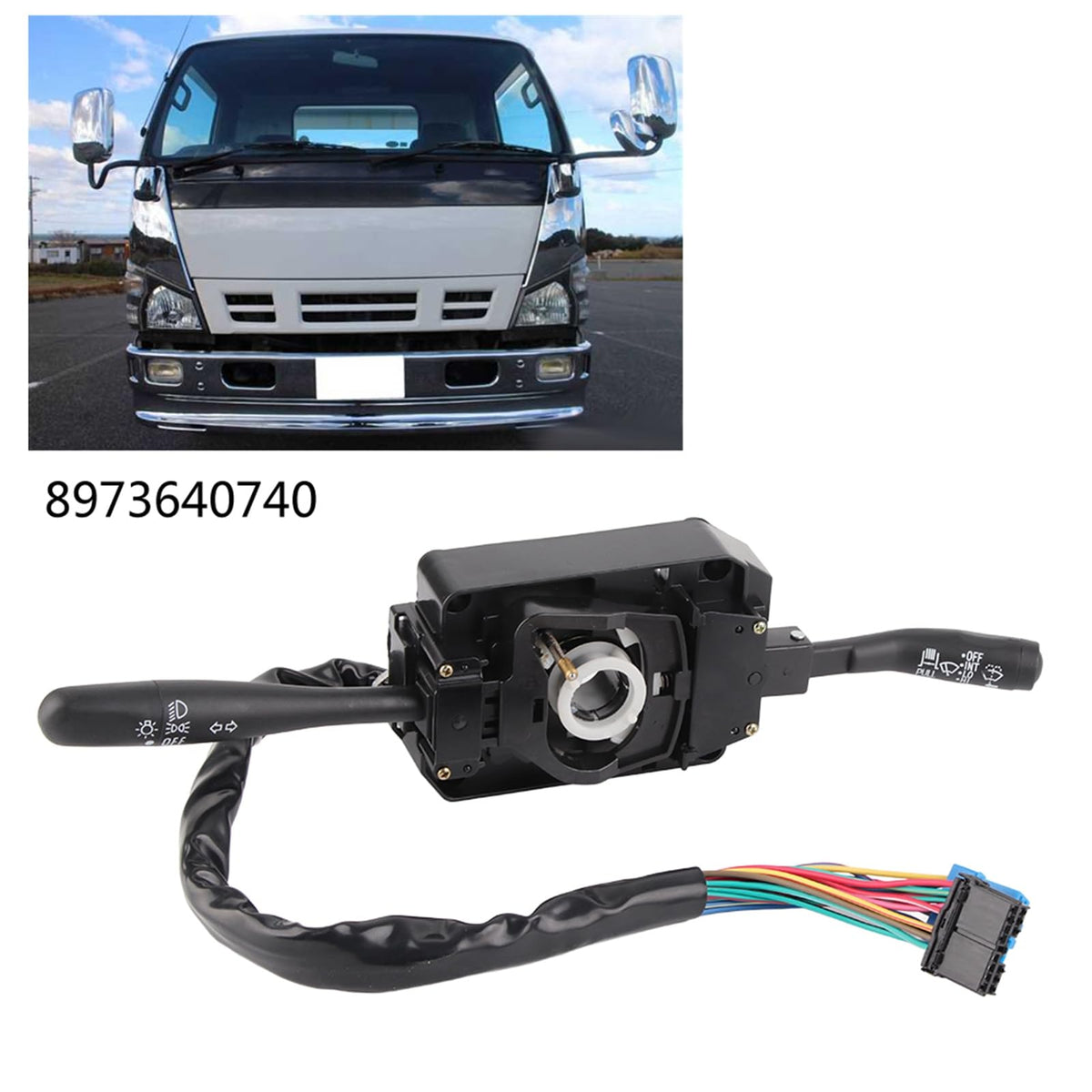 Turn Signal & Wiper Switch Compatible with Isuzu NPR NQR NRR