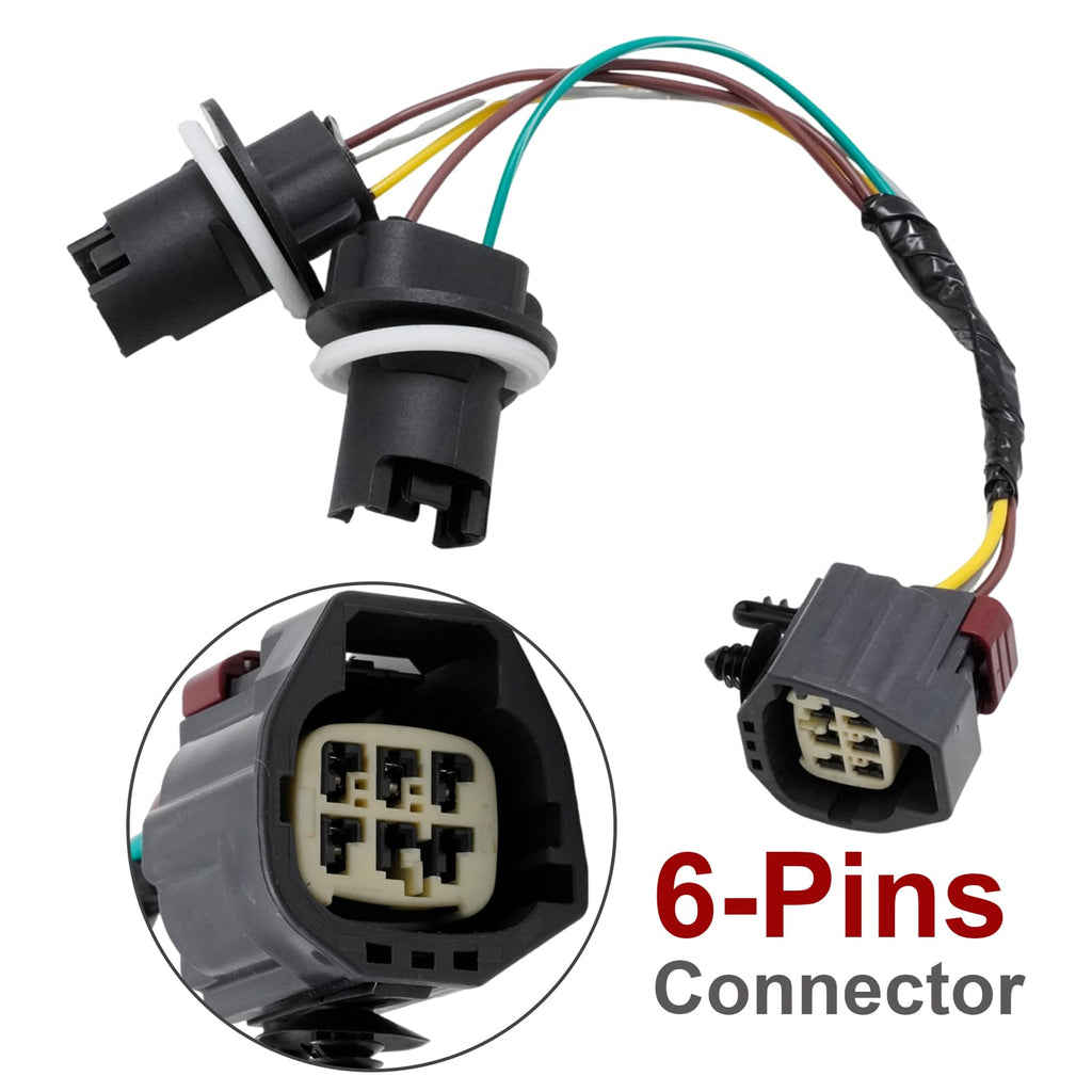 Newnessai 68004166AC Tail Light Socket Wiring Harness, Replacement for Jeep Wrangler JK 2007-2018