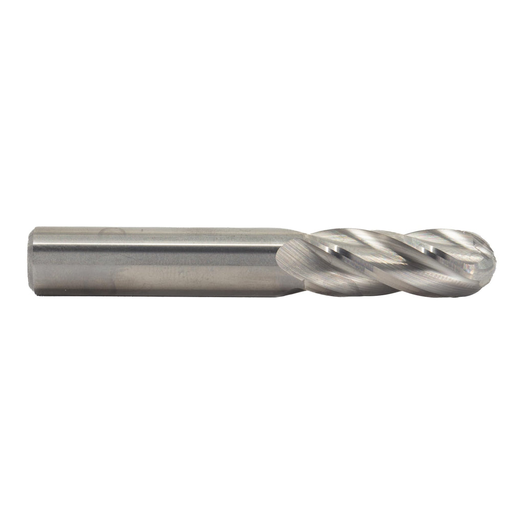 Drill America 7/16" Carbide 4 Flute Single End End Mill, MMO Series