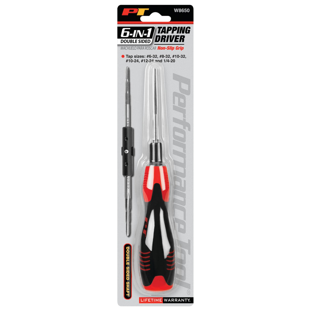 Performance Tool W8650 6-in-1 Double Sided Tapping Driver Tool