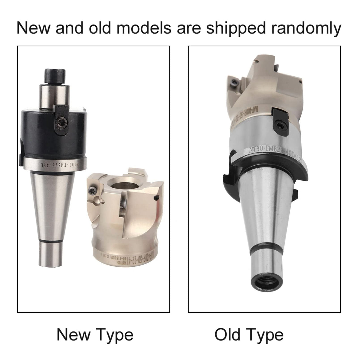 Face Mill Cutter Set NT30 FMB22 Holder 50mm 4-Flute