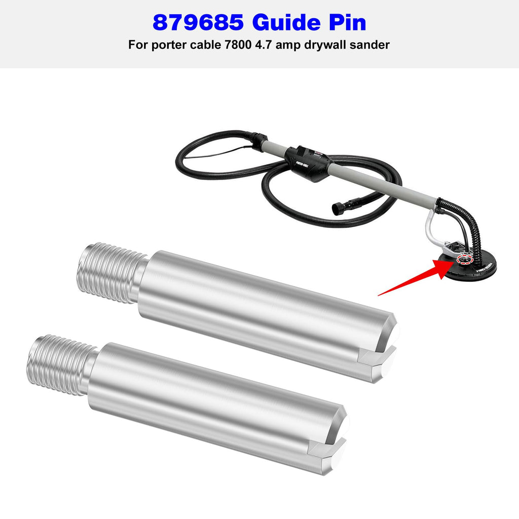 BZTT 879685 Sander Guide Pin Replacement for Porter Cable 7800 Sander, 2pcs