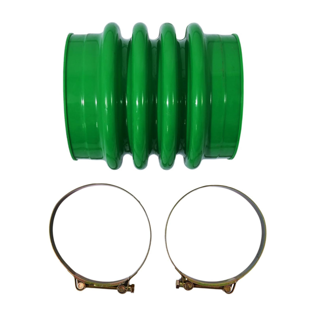 Promrmr 1006882 Green Bellows Boot & 2PCS Clamps for Jumping Jack Rammers 5001006882 Compatible with Wacker Neuson Compactor Tamper BS60-4 BS650 BS65Y DS70 DS720 BS60-2i BS600 BS70-2 BS70-2i BS700