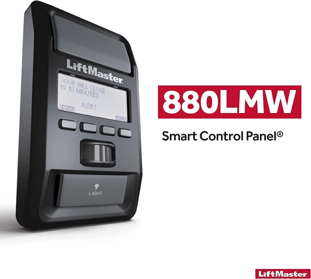 Liftmaster 880LMW Smart Control Panel ONLY Compatible with LiftMaster MyQ formats Security+ 2.0 and LiftMaster Wi-Fi