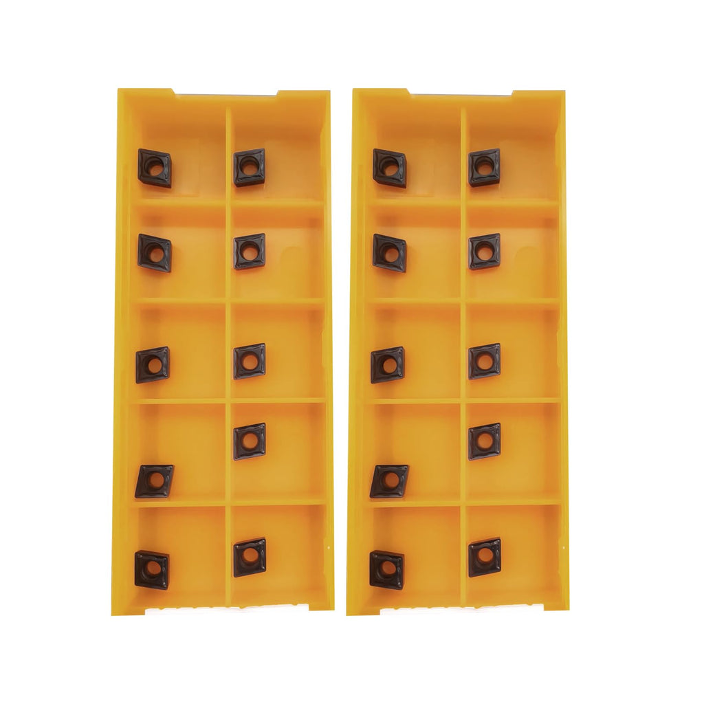 20PCS CCMT21.51 CCMT060204 Lathe Turning Inserts for Stainless Steel-CR6011