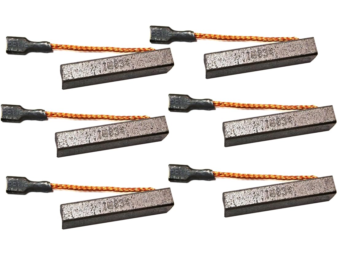 DWFP55126, Carbon Brushes Suitable For D-W-alt 6 Gallon Air Compressor 165 Psi 6Pcs