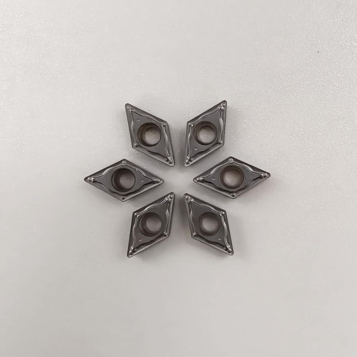 20PCS DCMT21.51 DCMT070204 Lathe Turning Inserts for Stainless SteelCR6011