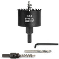 VIKITON 2-1/8 inch Hole Saw for Wood, Metal, Plastic & Drywall, with Arbor