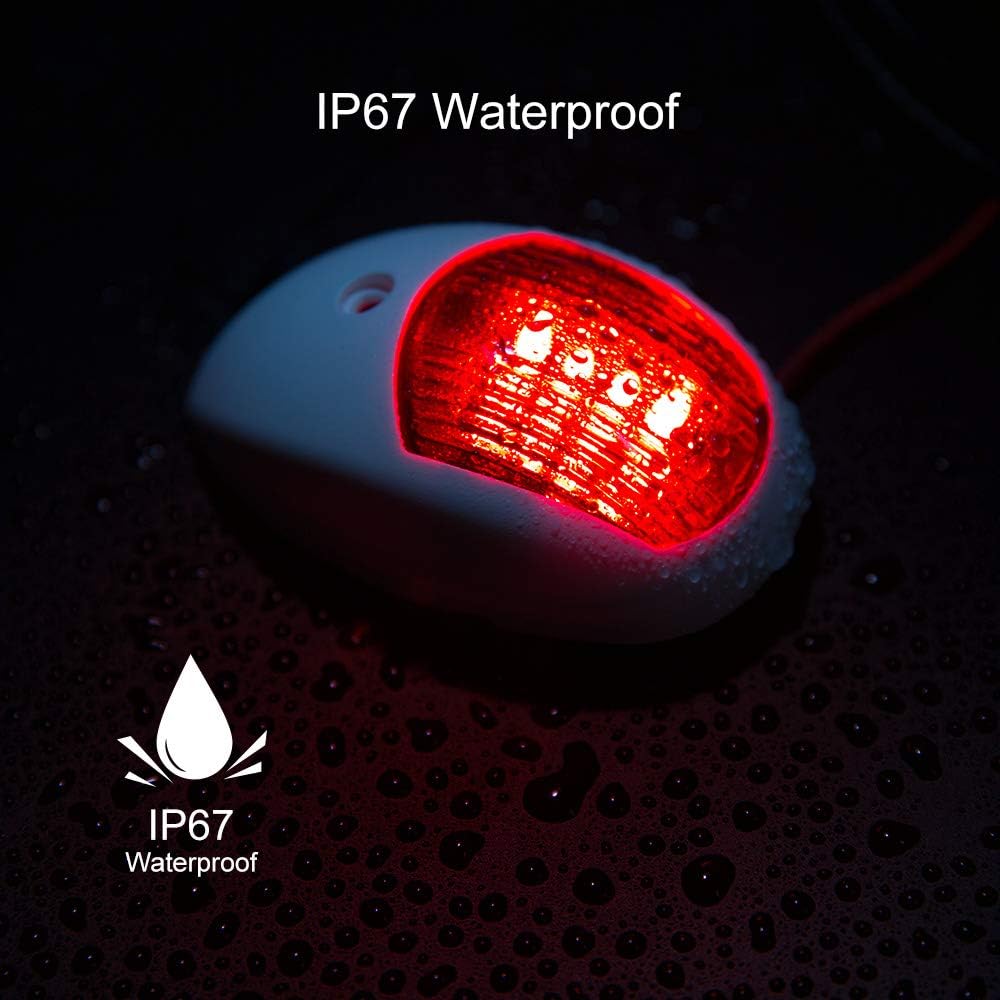Boat Navigation Light LED Marine Navigation Bow Light (White)