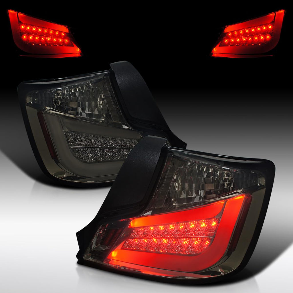 Autozensation Tail Lights For 2011-2013 Scion tC Smoke Left+Right