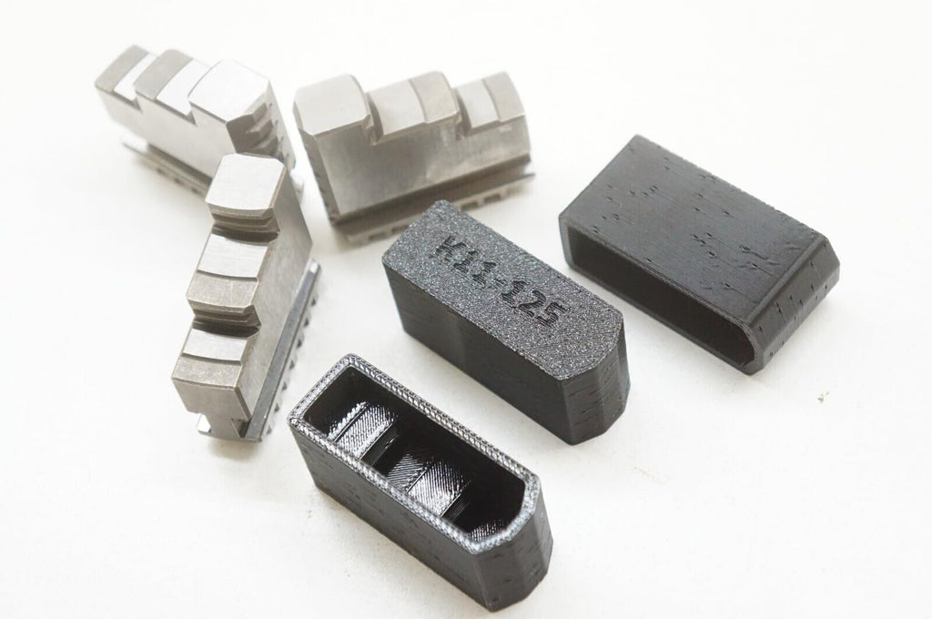 3DEXL Rubber Non-Marring Soft Jaws for K11-125 Lathe Chuck, 3-pack
