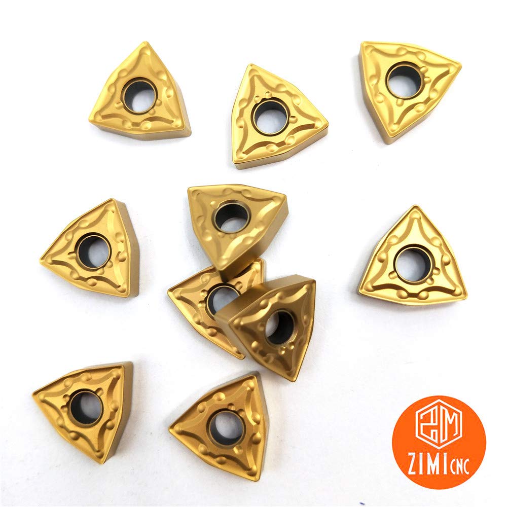 10pcs WNMG432 MA WNMG080408 Carbide Insert CNC Lathe Turning Blade WNMG080408 MA Turning Tool for MWLNR Turning Tool Holder